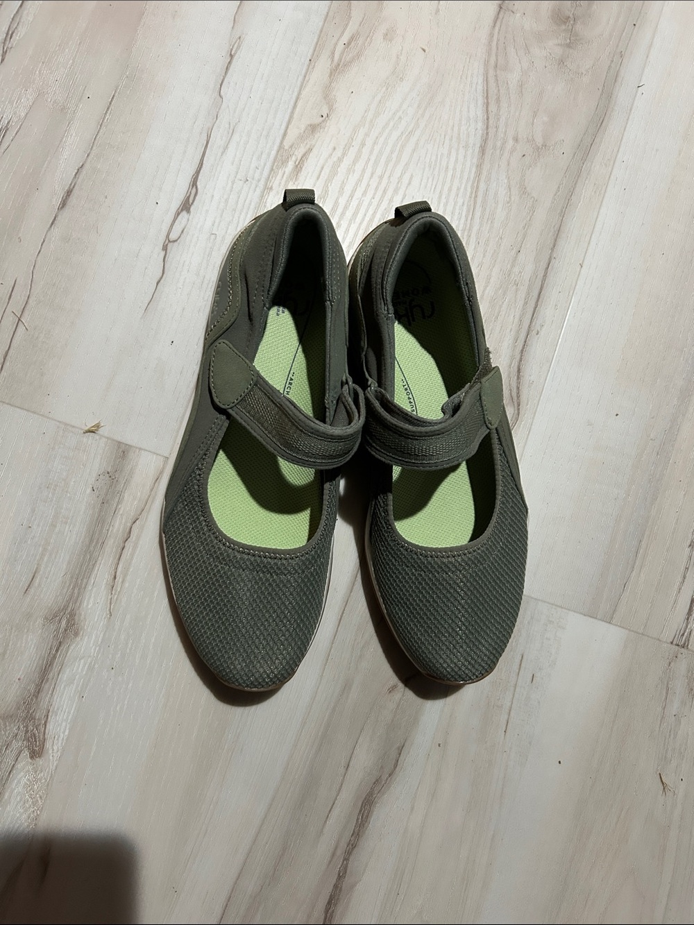 Ryka Olive Green Women’s Mary Jane Sneakers